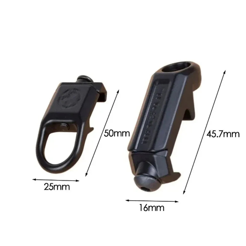 Tactical QD Sling Swivel Mount – Quick Detach Scope Ring Adapter for 20mm Rail AR15 & .223 Hunting Accessories