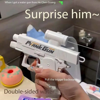 Double-Sided Reverse Water Gun - Mini Tactical Summer Prank Toy for Kids & Adults