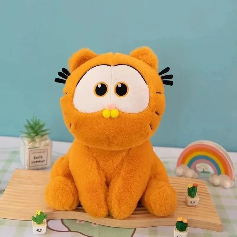 25cm Garfield Plush Doll – Kawaii Cartoon Anime Cat Soft Toy and Decorative Gift