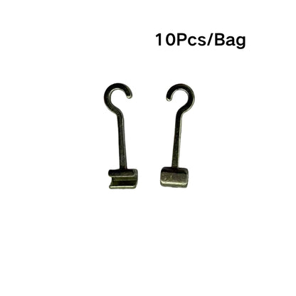 Orthodontic Lingual Button & Crimpable Hook Set – Metal Bondable Dental Traction Eyelets & Accessories for Dentistry Use