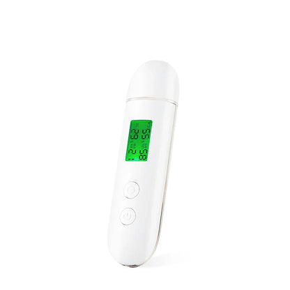 Skin Tester Analyzer - Moisture, Oil Content, Elasticity, and Age Test Meter with Fluorescent Agent Detector