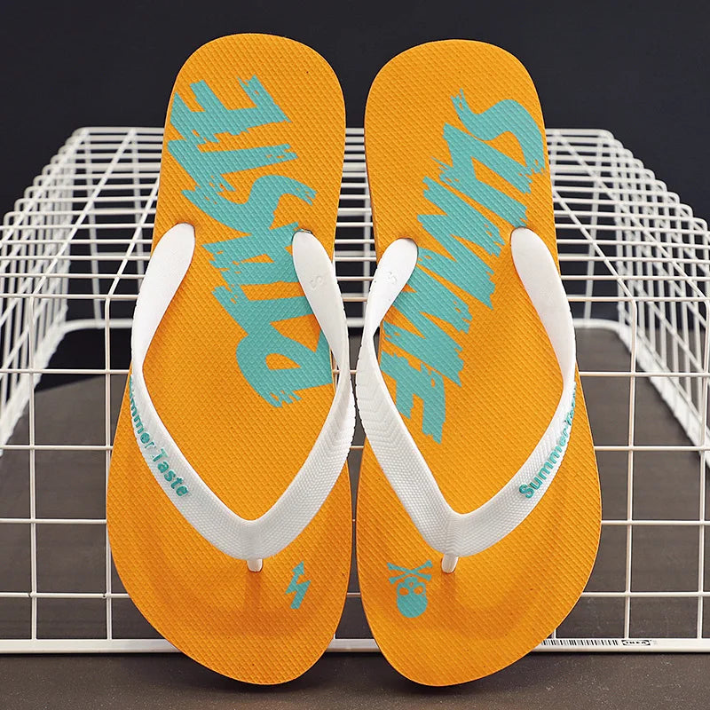 Men’s Summer Flip Flops – Lightweight Anti-Skid Outdoor Beach Slippers for Casual Wear