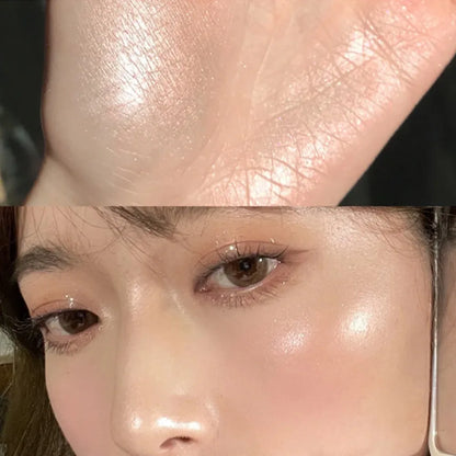Matte Eyeshadow Stick & White Eyeliner - Shimmer Silver Highlighter Pen