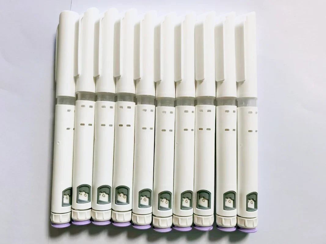 10pcs Purple Disposable Injection Pens — Adjustable Dosage Magic Pens