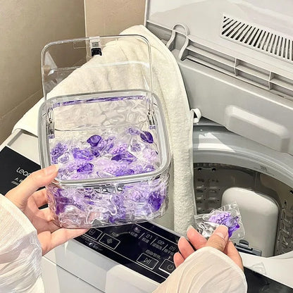 Acrylic Hair Accessories Organizer — Clear Storage Box for Hair Ties, Headbands, and Laundry Pods, Desktop Organizer