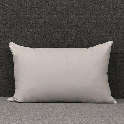 100% White Goose Feather Pillow – Five-Star Hotel Quality, Orthopedic & Memory Support, Single Size for Healthy Sleep