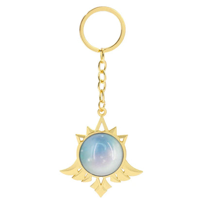 Genshin Impact Venti Eye Keychain 1:1 – Luminous Anime Cosplay Key Ring Backpack Pendant Gaming Accessories Gift