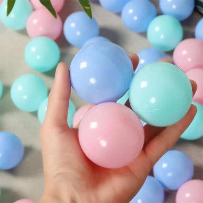 100PCS Colorful Soft Outdoor Water Balls – Pool & Ocean Wave Balls for Kids, Baby Toys, Eco-Friendly Stress Relief Air Balloons