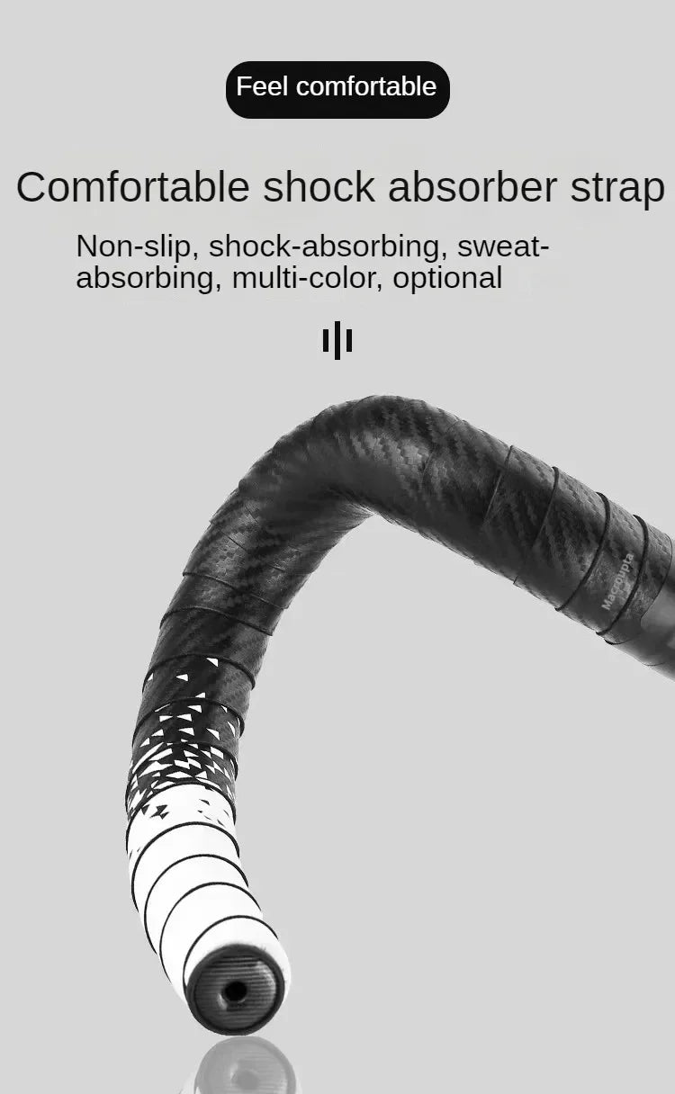 Bicycle Handlebar Tape – Anti-Vibration PU EVA Non-Slip Road Bike Wrap for Racing & Cycling