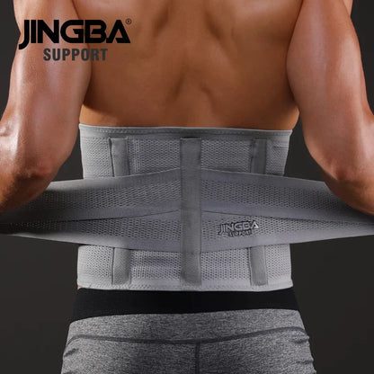JINGBA SUPPORT Fitness Waist & Back Support Belt – Sweat Trimmer, Abdominal Training Corset, Lumbar Protection & Sports Compression Wrap