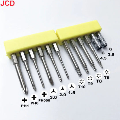 JCD Precision Screwdriver Repair Tool Kit for Switch, 3DS, PS3/PS4, Wii & Retro Game Consoles