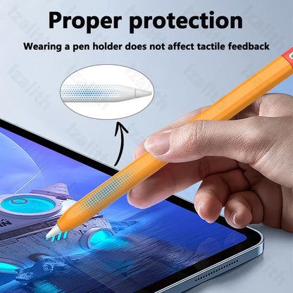 Pencil Case for Apple Pencil Pro | Soft Silicone Ultra-Thin Protective Cover for iPad Pencil