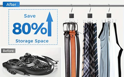 1/2 Piece Multifunctional Metal Hook – Multi-Claw Bag & Tie Storage for Scarves, Belts, and Home Organization
