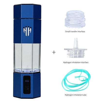 Bluevida 7th Gen Hydrogen Water Bottle – 6000 PPB SPE&PEM Generator with Inhalation Kit & Adapter