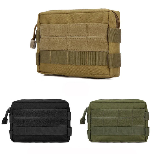 Tactical Waist Bag - Nylon Molle EDC Tool Pouch, Outdoor Camping Fanny Pack, Phone Wallet and Hunting Belt Purse