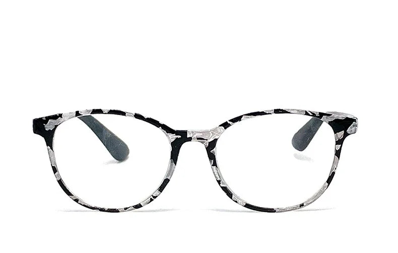 Retro Round Reading Glasses – Vintage Plastic Eyewear for Women, Presbyopia & Hyperopia +1.0 to +3.5