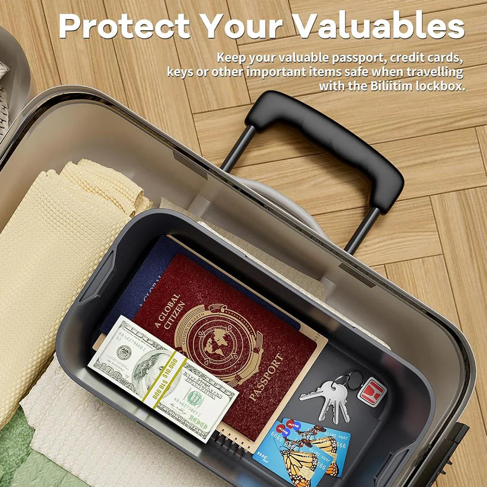 Lock Box with Locker – Secure Storage Safe for Office, School, Home, Medicine, Food, Snacks, and Files