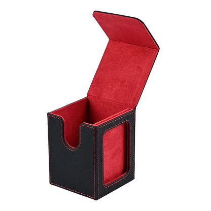 25PCS Transparent PVC Card Sleeves – Hard Plastic Protective Holders for Trading & Game Cards