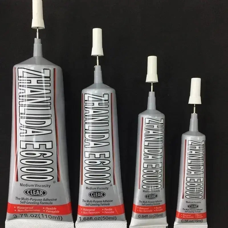 E6000 Craft Glue - Strong Adhesive for Rhinestones, Jewelry, Clothing & DIY Crafts