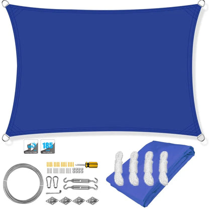 Waterproof Sun Shade Sail Canopy - UV Block Outdoor Patio Garden Backyard Awning Privacy Shelter