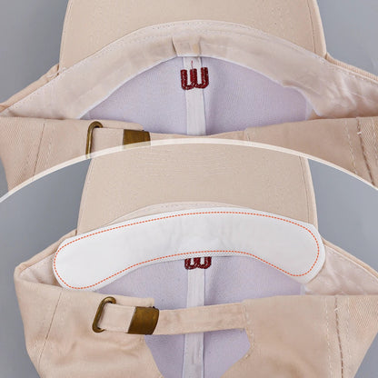 Hat Sweat Absorber Stickers – Summer Cap Liner Bands, Adhesive Sweatband Strips for Visor Hat Size Reduction