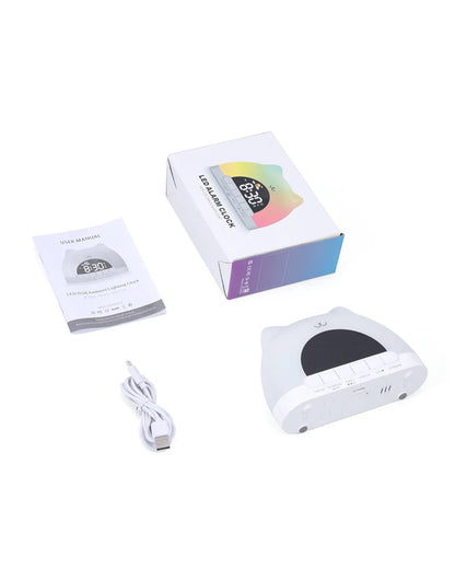 ORIA Kids Alarm Clock with 11-Color Night Light & Child Lock — Sleep Training Wake Up Clock for Boys & Girls Gift