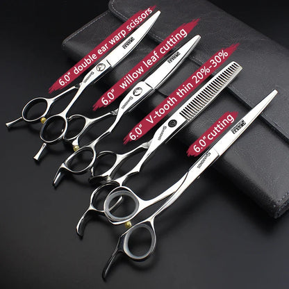 SHARONDS Professional Hairdressing Scissors – 440C Japanese Steel Barber Shears for Salon & Home Use