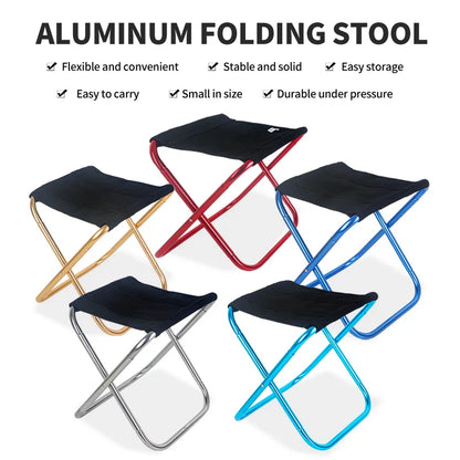 Portable Multifunctional Outdoor Folding Chair – Ultra-Light Picnic, Camping, Travel Fishing Stool & Accessories