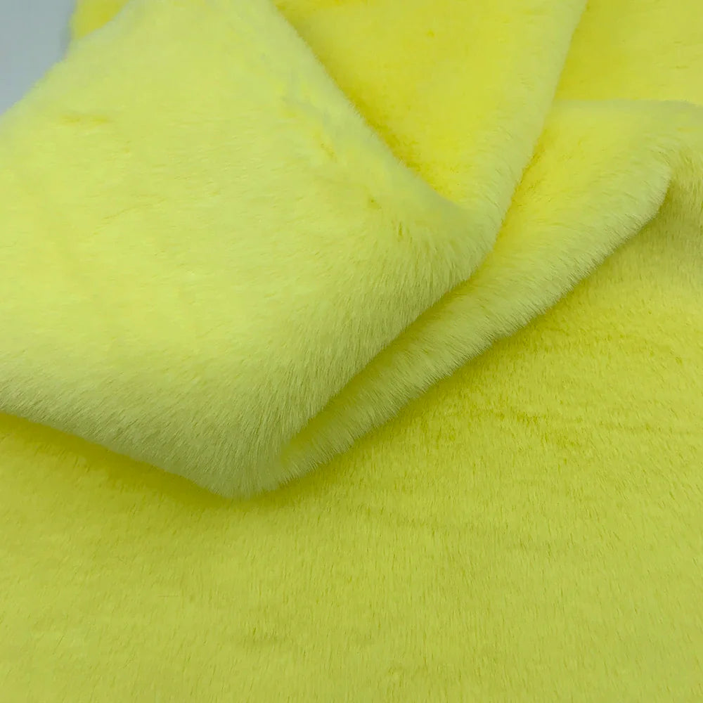 Faux Rabbit Fur Fabric – 50/80/160cm Super Soft 10mm Pile Plush Material for Stuffed Toys & Sewing