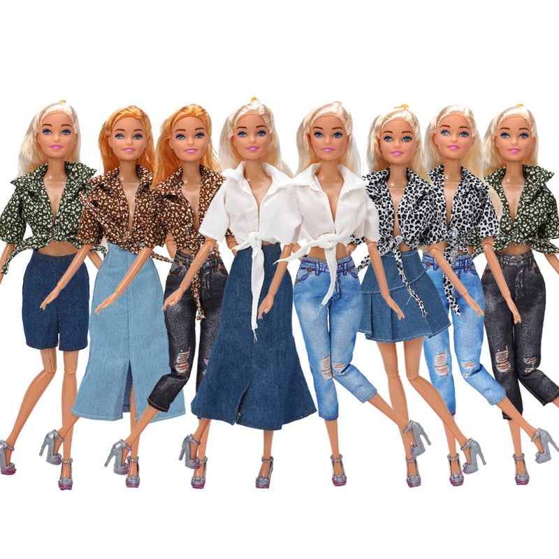 New Doll Clothes for 30cm Barbie – BJD Doll Outfit Accessories for Girls DIY Toy