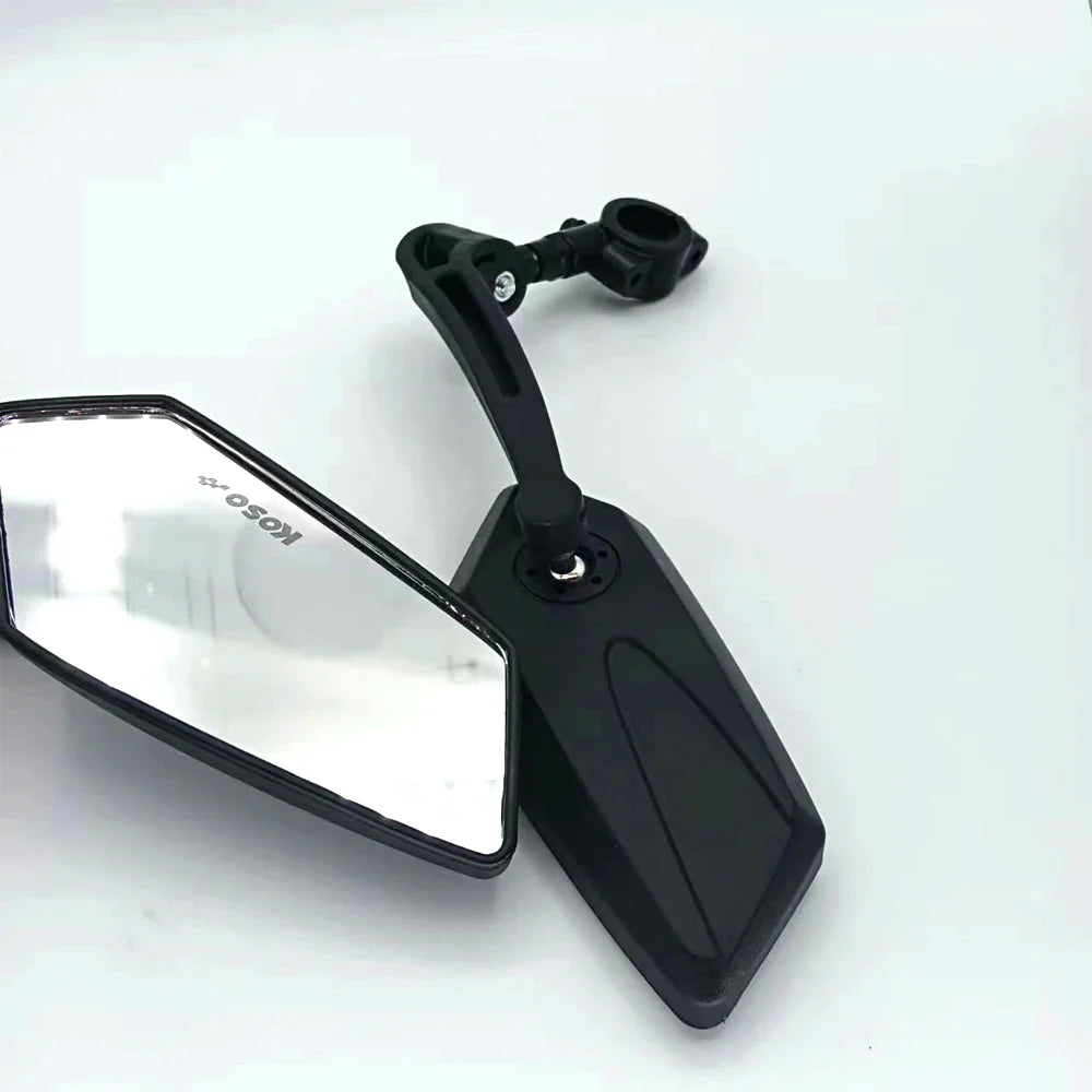 Adjustable Bicycle Rear View Mirror – Clear Wide Range Back Sight Reflector for Left and Right Handlebar