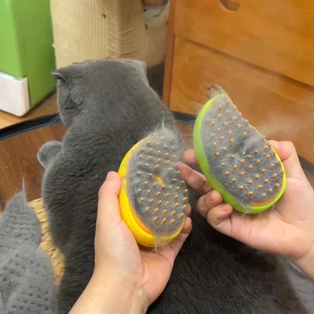3 in 1 Electric Pet Grooming Tool - Cat and Dog Steamy Brush, Steam Brush, and Electric Sprayer for Massage and Shedding