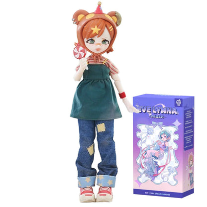 Eve Lynna Dream Park Series BJD Movable Doll – Kawaii Blind Box Anime Figurine, Trendy Surprise Toy Gift for Boys & Girls