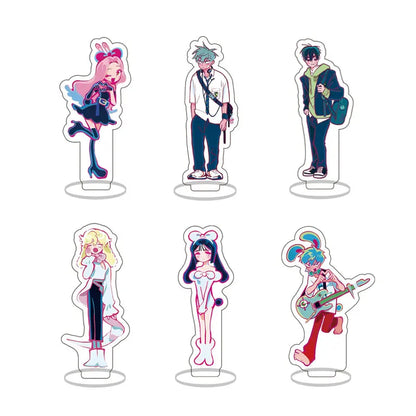 Alien Stage Acrylic Standee - 8cm Anime Character Display Stand for Luka, Hyuna, Ivan, Till, Sua & Mizi