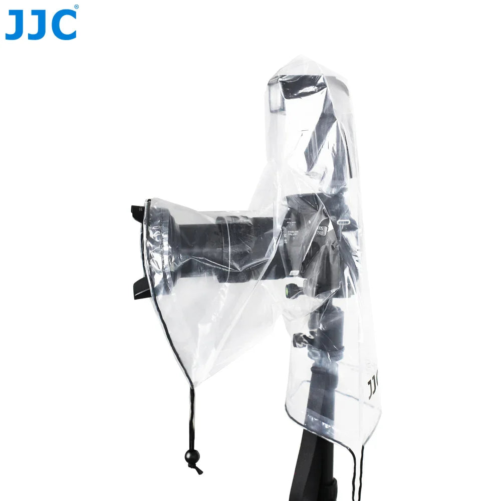 JJC 2-Pack Camera Rain Cover with Flash Protection – Waterproof Raincoat for Sony A6600/A6500/A7IV/A7III & Nikon Z7/Z6/Z5