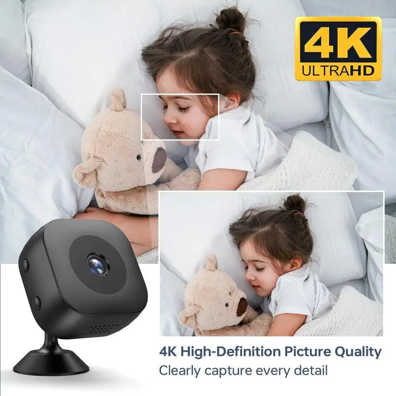 Xiaomi MIJIA 4K Mini Security Camera – Full Color Night Vision HD WiFi Waterproof Motion Detection Monitor