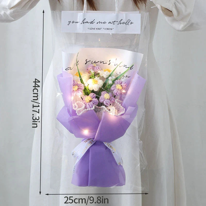 Graduation Bouquet 2025 – Crochet & Knitted Artificial Flowers for Wedding, Valentine’s & Special Occasion Gifts