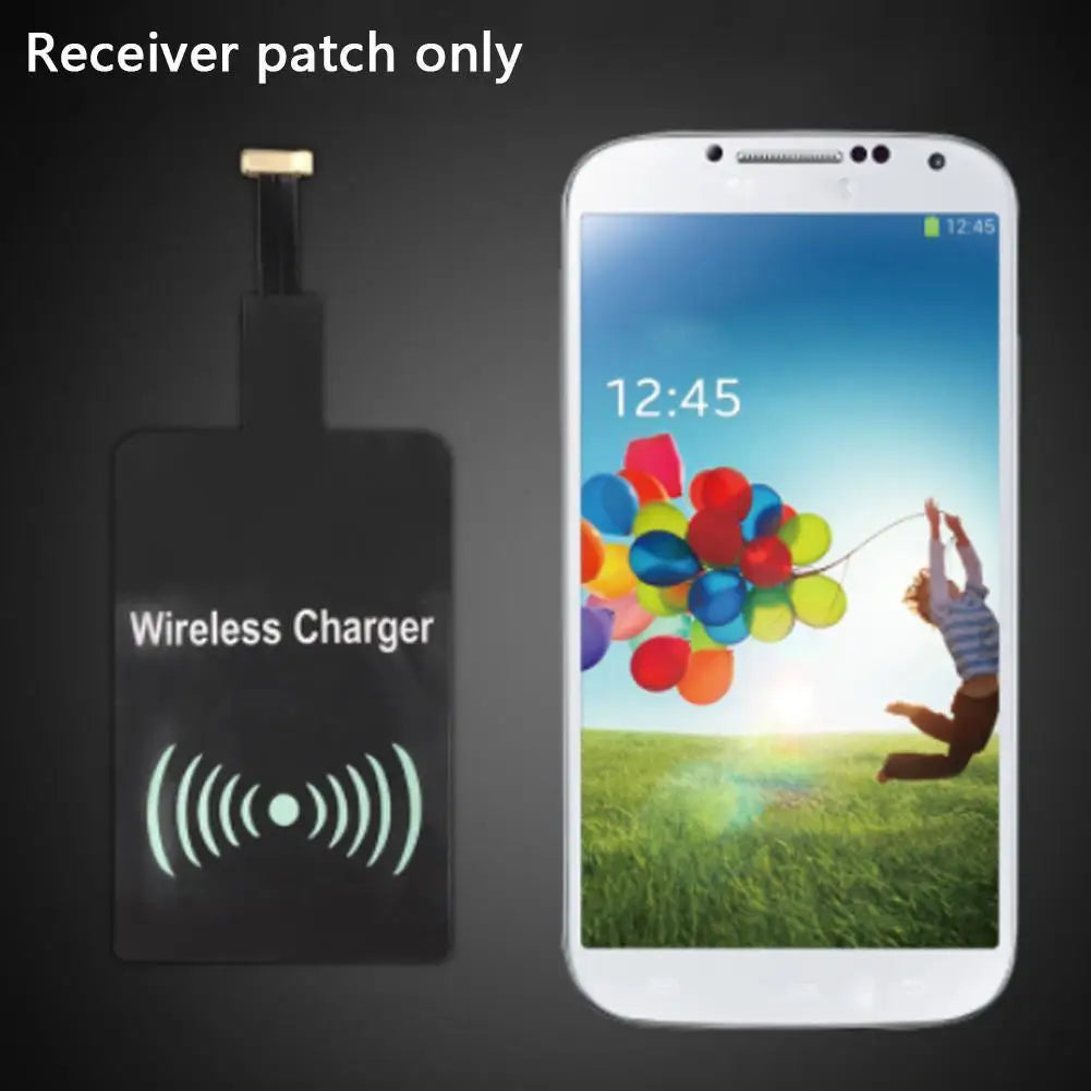 Type-C Wireless Charging Receiver Ultra-Thin Fast Charging Adapter – Stable Wireless Charger Patch for Samsung, Huawei & Xiaomi