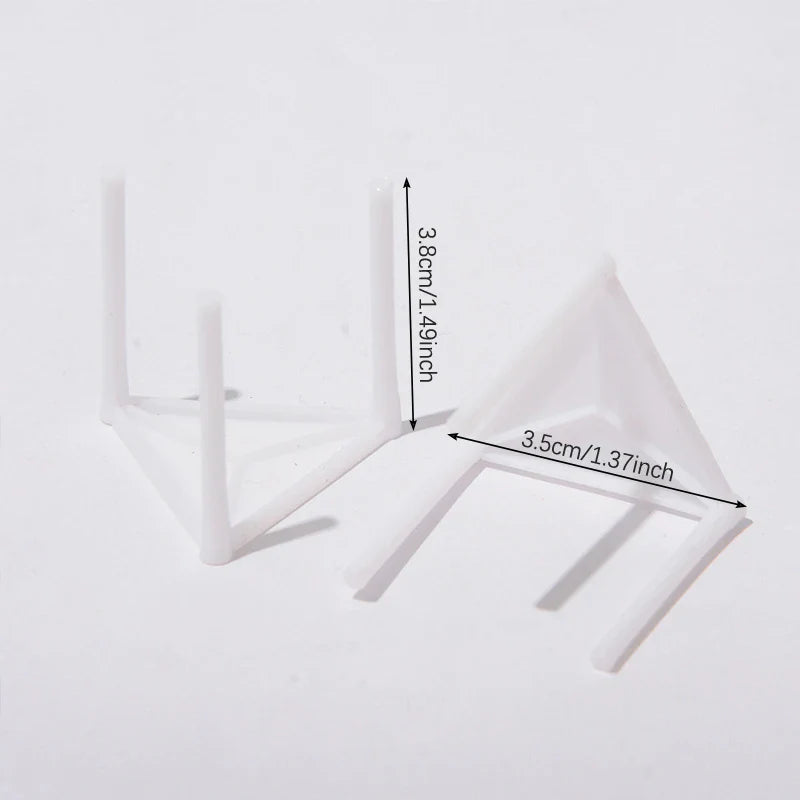 100Pcs Pizza Saver Stands - Plastic Tripod Holder for Pizza Packing and Storage, Stackable Fixing Rack