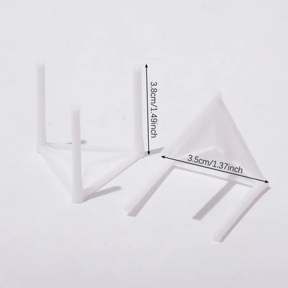 100Pcs Pizza Saver Stands - Plastic Tripod Holder for Pizza Packing and Storage, Stackable Fixing Rack