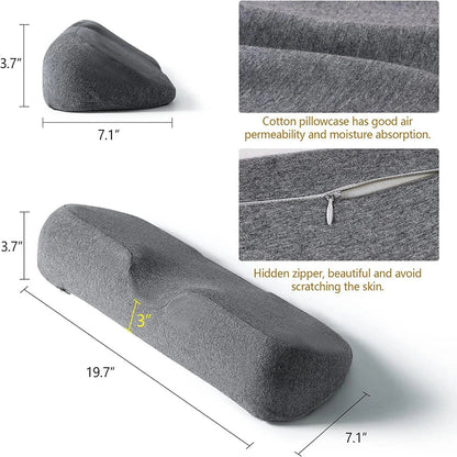 Memory Foam Cervical Pillow – Ergonomic Contour Neck Pillow for Side Sleepers, Orthopedic Support