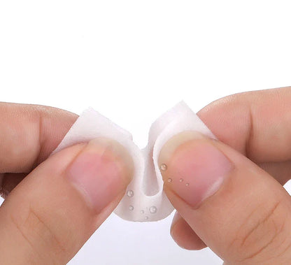 100–1000PCS Lint-Free Cotton Pads – Professional Nail Wipes for Gel Polish Removal & Nail Art Cleaning