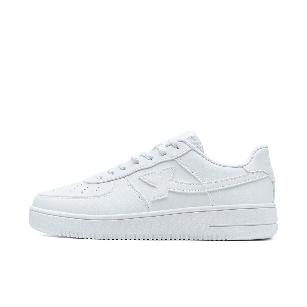 Xtep Men's Skateboarding Shoes - Trendy Street Style Low-Top Thick Sole Sneakers for Jogging & Casual Wear