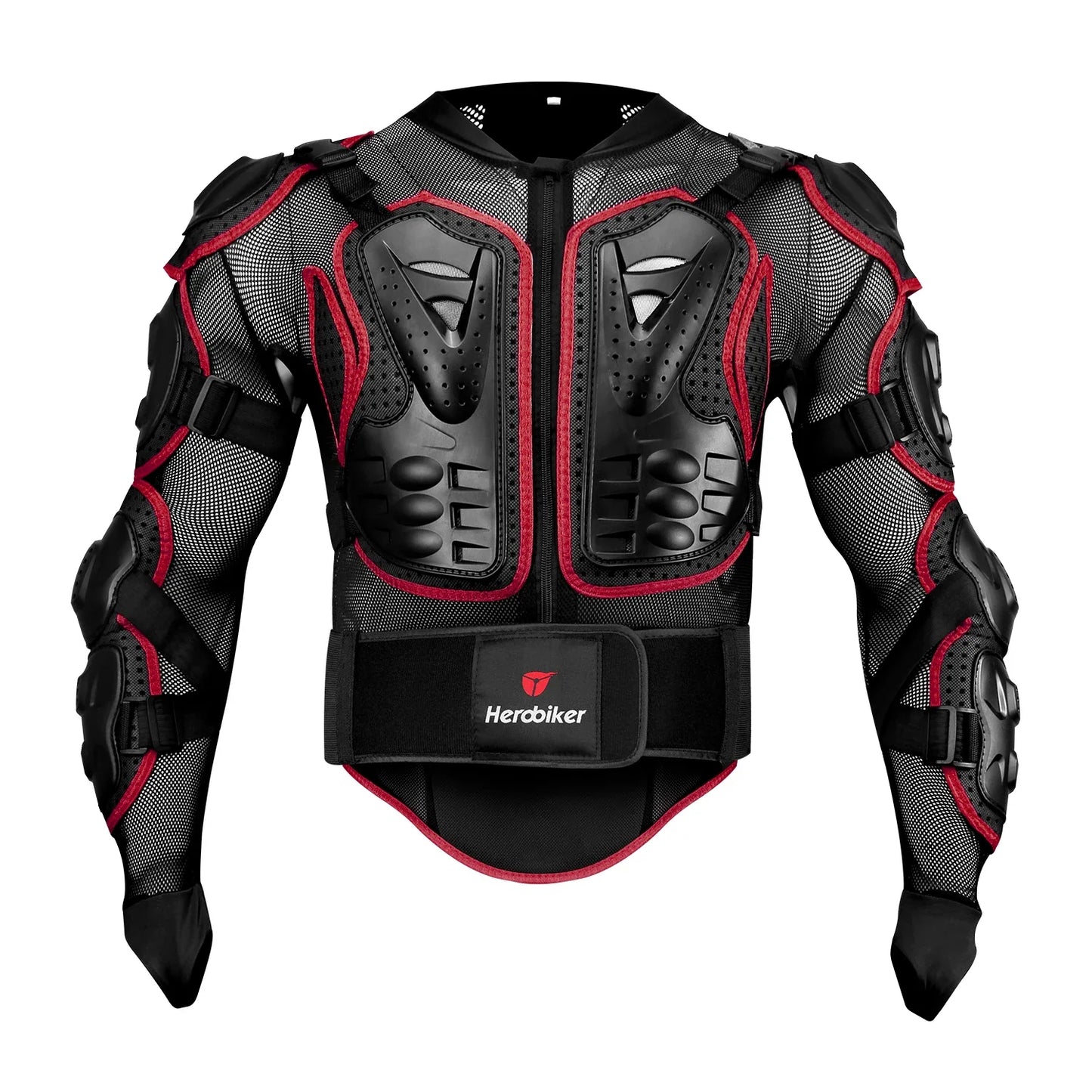 HEROBIKER Men’s Motorcycle Jacket — Motocross Riding Armor with Body Protection, Sizes S-5XL