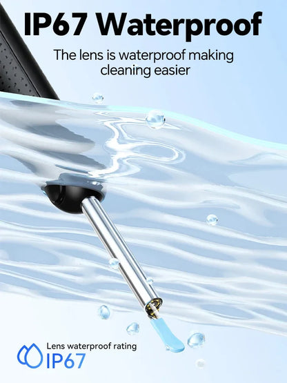 2025 Upgraded Visual Ear Wax Cleaner with Camera – Safe Earwax Removal Endoscope Tool with 5MP HD for Ear Care