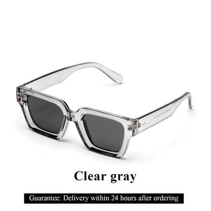 Ruiao 2024 Luxury Premium Designer Sunglasses – Black Square Shades for Men & Women