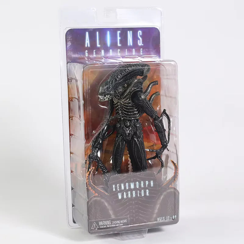 NECA Grid Warrior Xenomorph Action Figure – Alien vs Predator Collectible Toy Gift