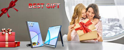 VEOUT 16-Inch 60Hz Gaming Portable Monitor – 16:10 IPS 1200P LCD FHD External Display for Laptop & Phone