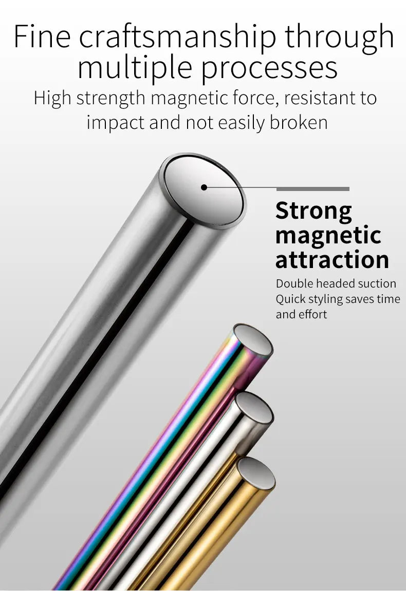 Cat Eye Nail Magnetic Stick – Cylindrical Magnet for UV Gel Polish Snowlight Glitter Manicure Design