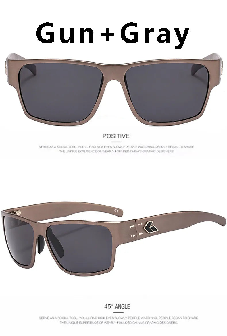 DELTA Men’s Polarized Sunglasses — Aluminum Magnesium Driving Glasses with UV400 Protection